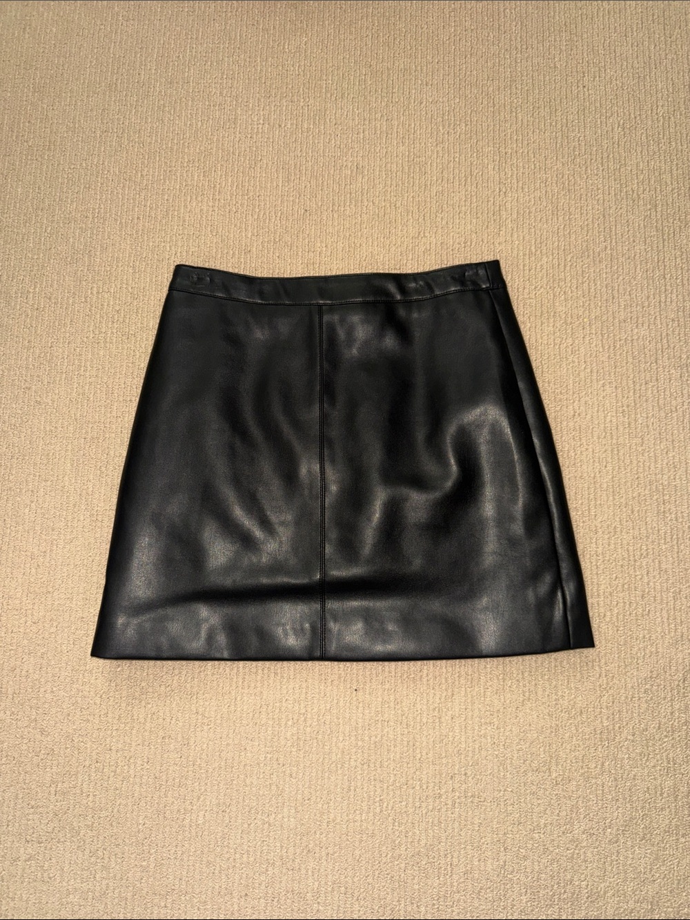 Double Zero Brand Leather Skirt